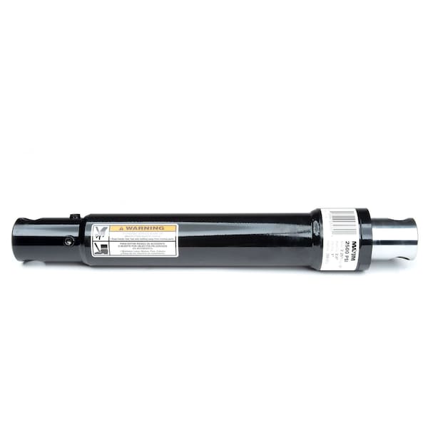 Single Acting Snowplow Hydraulic Cylinder: 2 Bore X 16 Stroke - 2 Rod